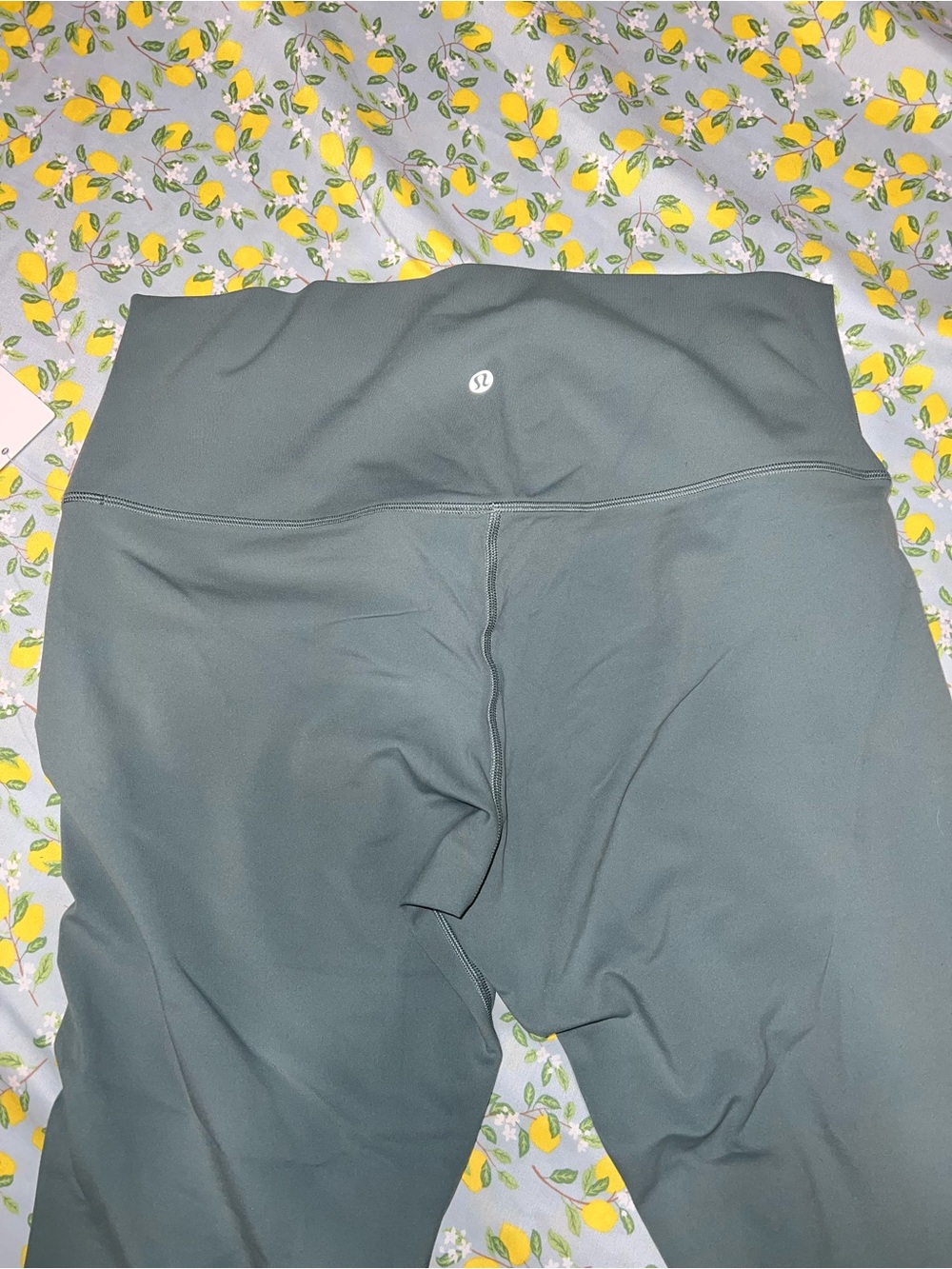 lululemon 25” Align High Rise Leggings/muted blue-green/gray tone